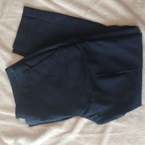 H&M Navy Ankle Straight Leg Dress Pant